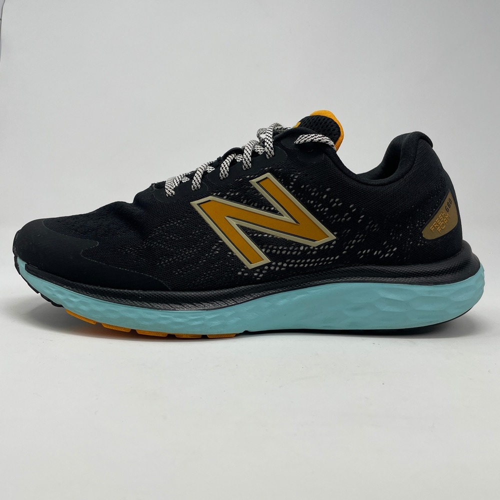 New Balance Fresh Foam 680v7 Men 11.5 4E Extra Wide Black Marigold Comfy M680YF7